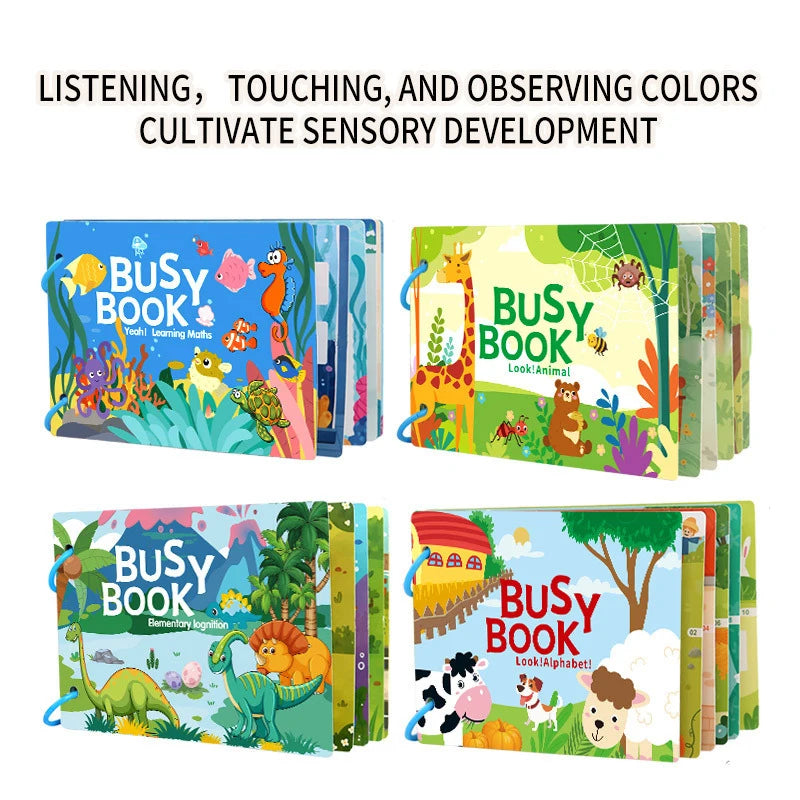 Montessori Busy Book – Early Learning Educational Toy for Kids