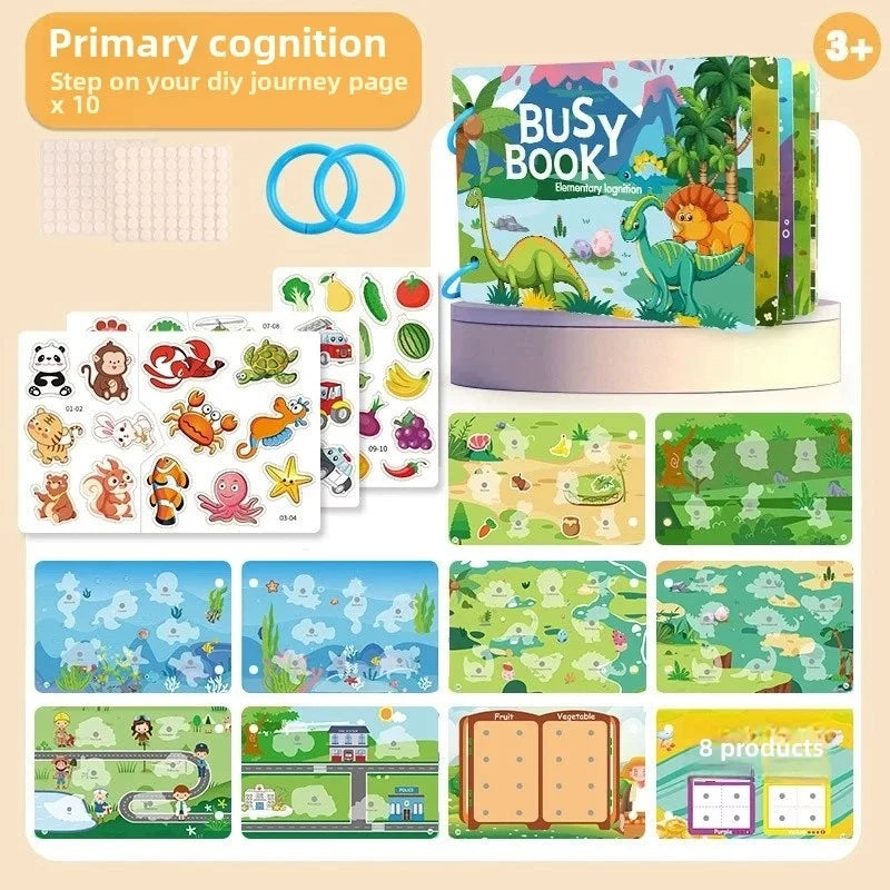 Montessori Busy Book – Early Learning Educational Toy for Kids