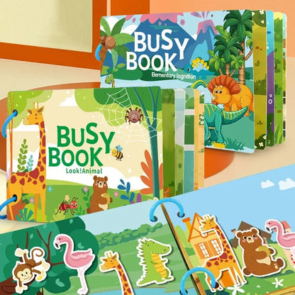 Montessori Busy Book – Early Learning Educational Toy for Kids