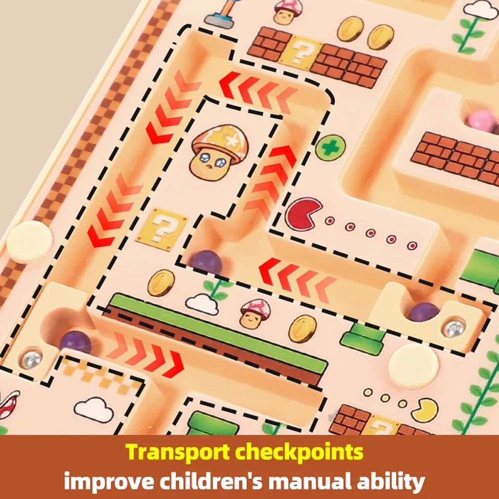 Magnetic Maze Ball – Fun Learning Puzzle for Kids