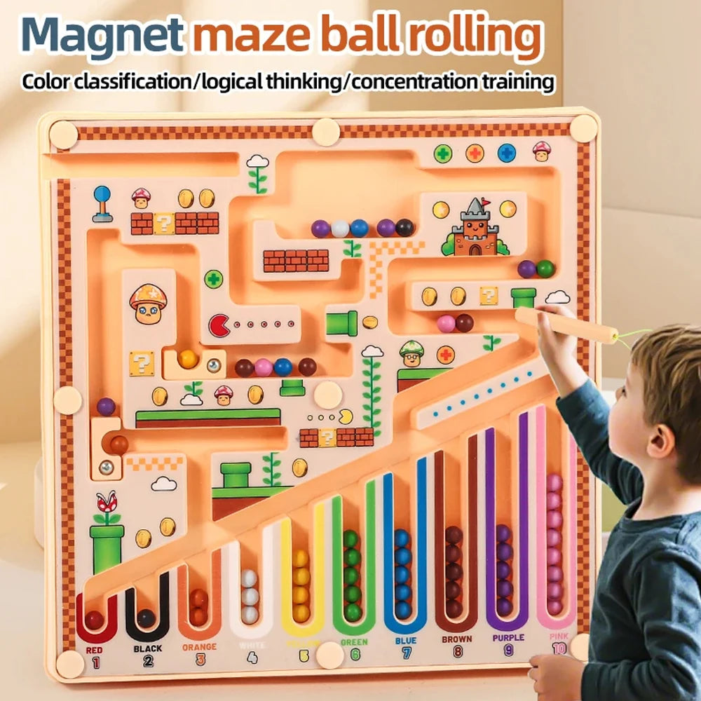 Magnetic Maze Ball – Fun Learning Puzzle for Kids