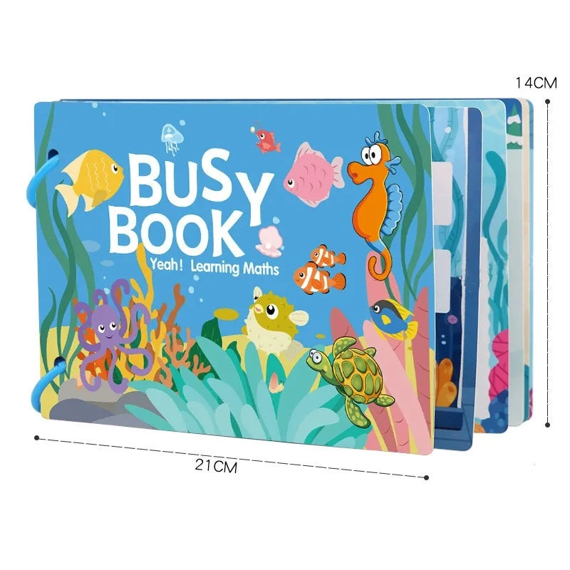 Montessori Busy Book – Early Learning Educational Toy for Kids