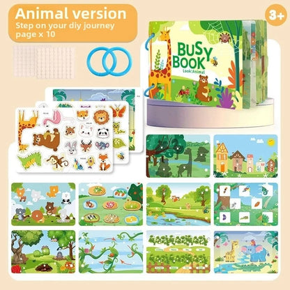 Montessori Busy Book – Early Learning Educational Toy for Kids